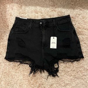 NWT FOREVER 21 RETRO HIGH RISE DENIM SHORTS